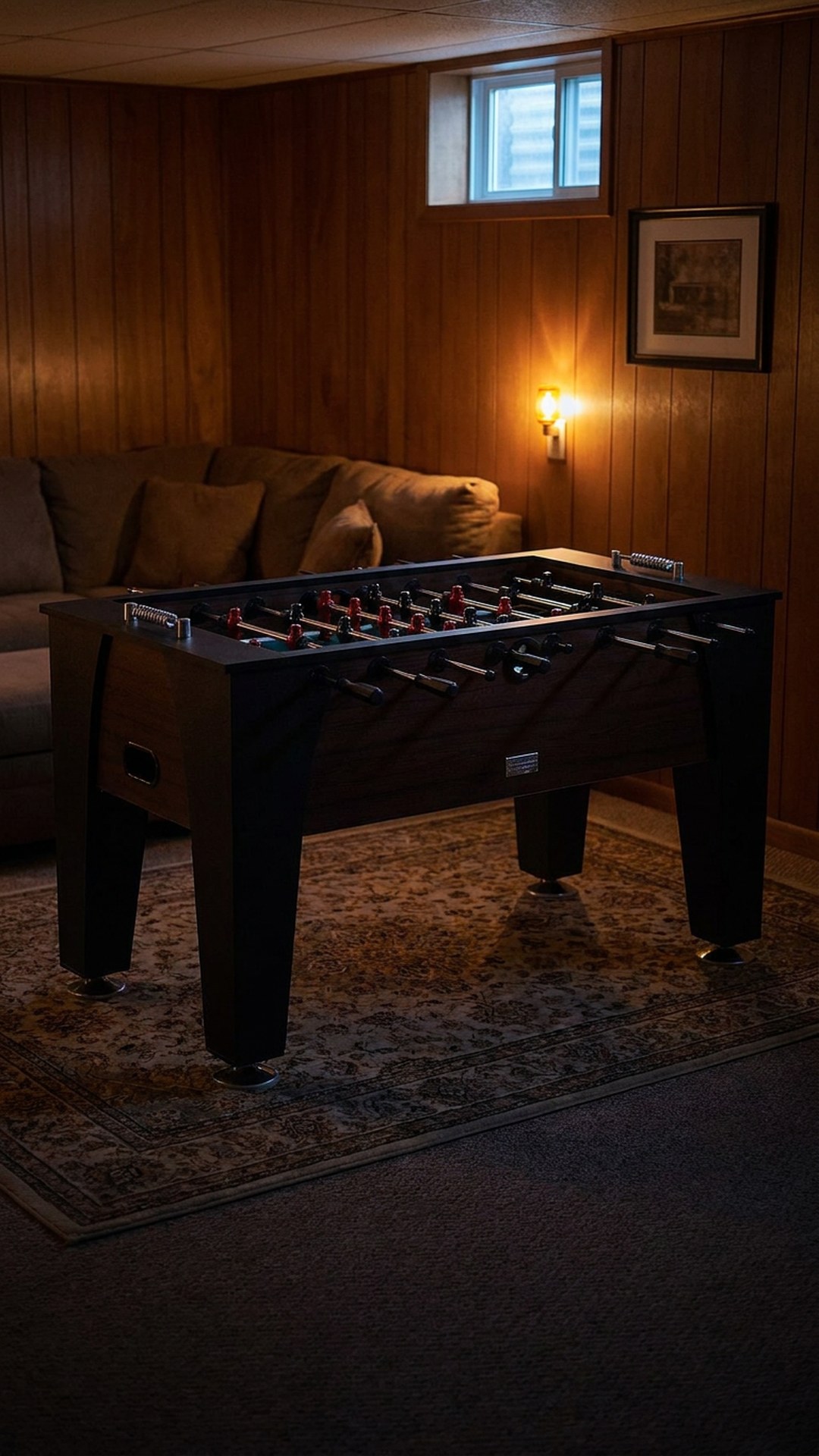 The Richmond in a basement at night